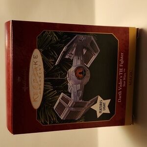 1999 Hallmark Keepsake Ornament Datth Vader's TIE Fighter